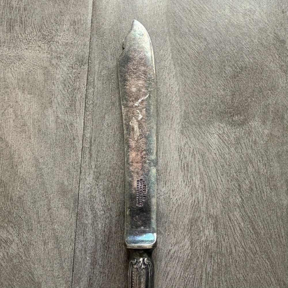 Vintage Mappin & Webb Silver Plated Princes' Plate Butter Spreader Knife - Picture 5 of 9